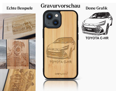 INDIVIDUELL iPhone 15 Pro Max Bambus-Kunststoff